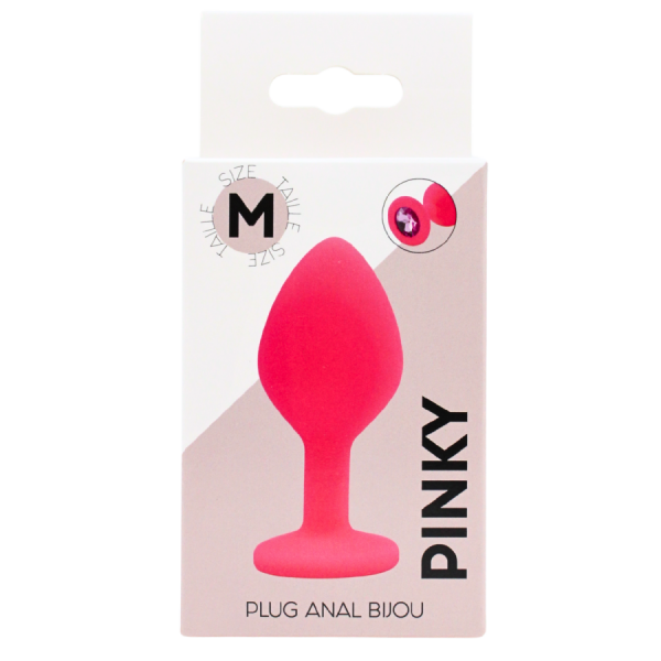 Plug bijou rose Medium PINKY 